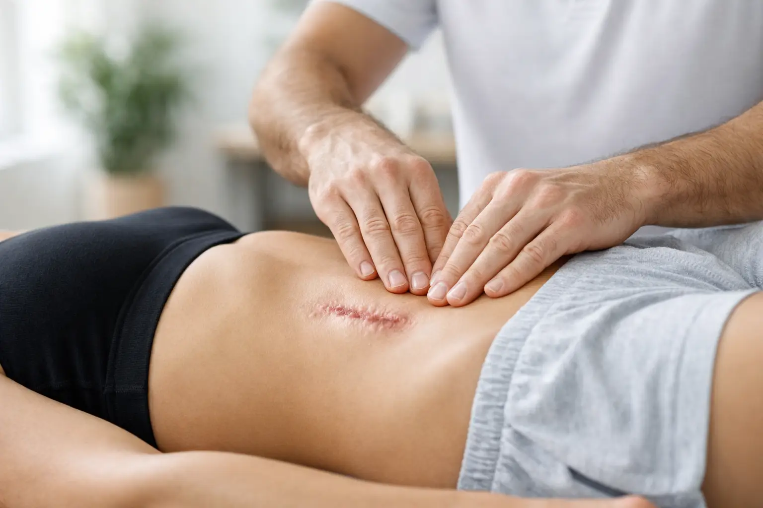 Microfisioterapia para cicatriz patológica