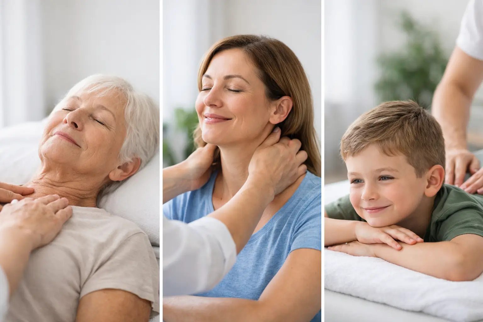 Microfisioterapia para todas as idades com cuidado